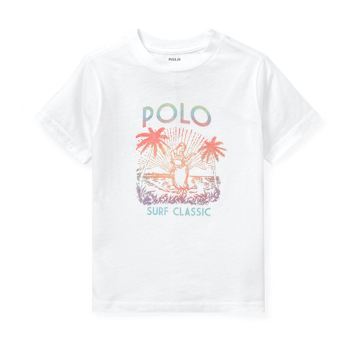 POLO RALPH LAUREN BOYS cotton jersey graphic t-shirt (L-XL)