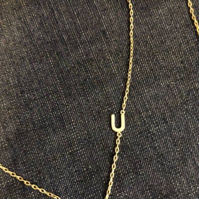 画像1: J.CREW WOMEN   Petite Initial Pendant Necklace