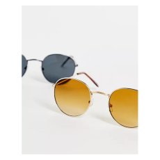 画像1: SVNX   Round Sunglasses 2color (1)