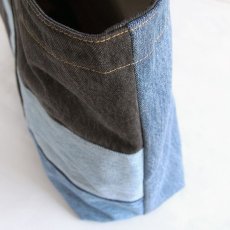 画像6: ETERNITY  Original Remake Denim Tote Bag RIGID DENIM HANDLE TYPE A (6)