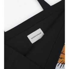 画像3: 予約商品 Maison Kitsune  Fox Head Tote Bag BLACK (3)