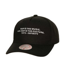 画像1: 予約商品 Mitchell & Ness   50th Anniversary of Hip Hop Black Motto Pro Adjustable Hat (1)