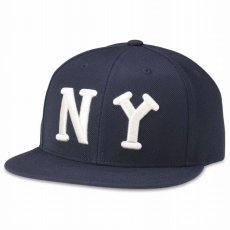 画像1: AMERICAN NEEDLE   NLB Archive 400 New York Black Yankees Cap (1)