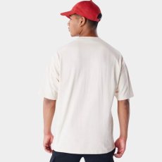 画像2: New Era   Los Angeles Dodgers MLB Rib Infill Light Beige Oversized T-Shirt (2)