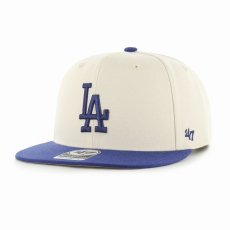 画像1: 47 BRAND    Los Angeles Dodgers No Shot Two Tone '47 Captain Cap (1)