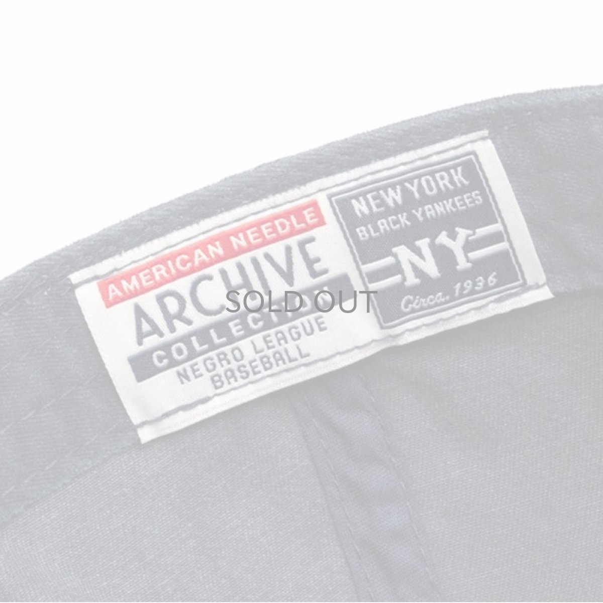 画像2: AMERICAN NEEDLE   NLB Archive New York Black Yankees  Cap (2)