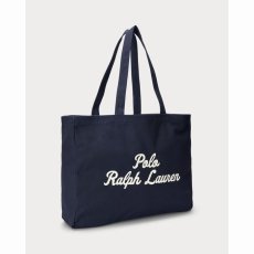 画像2: 予約商品 POLO RALPH LAUREN   Embroidered Canvas Tote  (2)