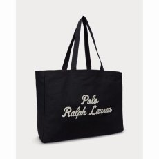 画像2: 予約商品 POLO RALPH LAUREN   Embroidered Canvas Tote  (2)