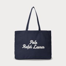 画像1: 予約商品 POLO RALPH LAUREN   Embroidered Canvas Tote  (1)