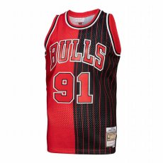 画像2: 予約商品 Mitchell & Ness   Dennis Rodman Chicago Bulls Hardwood Classics 1995/96 Split Swingman Jersey (2)