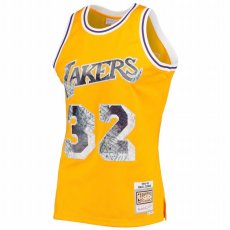 画像2: 予約商品 Mitchell & Ness   Magic Johnson Los Angeles Lakers 1984/85 Hardwood Classics NBA 75th Anniversary Diamond  Swingman Jersey (2)