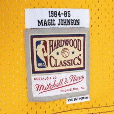 画像4: 予約商品 Mitchell & Ness   Magic Johnson Los Angeles Lakers Hardwood Classics 1984/85 Split Swingman Jersey (4)