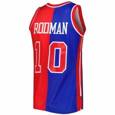 画像3: 予約商品 Mitchell & Ness   Dennis Rodman Detroit Pistons Hardwood Classics 1988/89 Split Swingman Jersey (3)