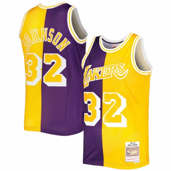 Mitchell & Ness レイカーズblown out Mサイズ 予約商品 Mitchell & Ness Magic Johnson Los Angeles Lakers