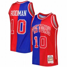 画像1: 予約商品 Mitchell & Ness   Dennis Rodman Detroit Pistons Hardwood Classics 1988/89 Split Swingman Jersey (1)