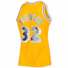 画像3: 予約商品 Mitchell & Ness   Magic Johnson Los Angeles Lakers 1984/85 Hardwood Classics NBA 75th Anniversary Diamond  Swingman Jersey (3)