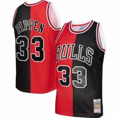 画像1: 予約商品 Mitchell & Ness   Scottie Pippen Chicago Bulls Hardwood Classics 1997/98 Split Swingman Jersey (1)