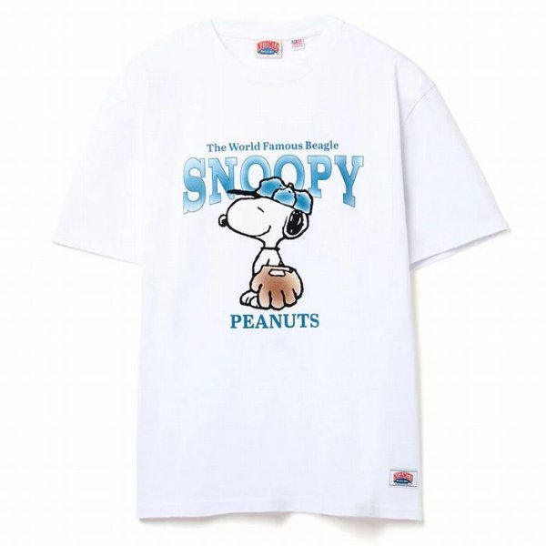 NATMEG Peanuts Baseball T-Shirt 2color - ETERNITY USA