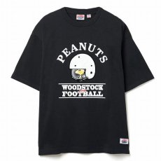 画像2: NUTMEG   Peanuts Arch Logo Football Big T-Shirt 2color (2)