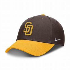 画像1: NIKE   San Diego Padres Brown Club Performance Adjustable  Hat (1)