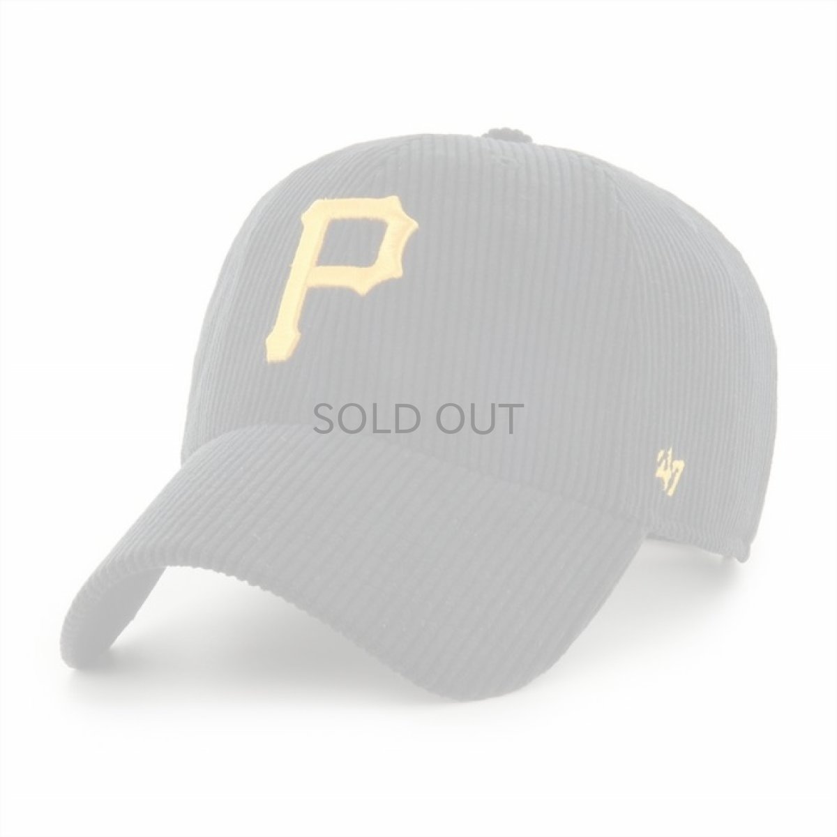 画像1: 47 BRAND   Pittsburgh Pirates Thick Corduroy '47 Clean Up Cap (1)