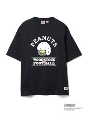 画像2: NUTMEG   Peanuts Arch Logo Football Big T-Shirt 2color (2)