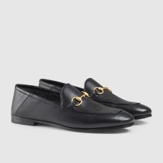 画像1: 予約商品 GUCCI  Woman Horsebit Leather Brixton Loafer (1)