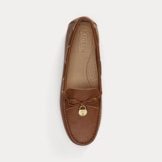 画像3: 予約商品 Lauren by Ralph Lauren  Wylie Leather Driver BROWN (3)