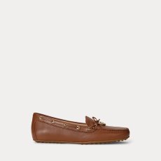 画像2: 予約商品 Lauren by Ralph Lauren  Wylie Leather Driver BROWN (2)