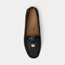画像3: 予約商品 Lauren by Ralph Lauren  Wylie Leather Driver BLACK (3)