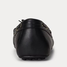 画像4: 予約商品 Lauren by Ralph Lauren  Wylie Leather Driver BLACK (4)