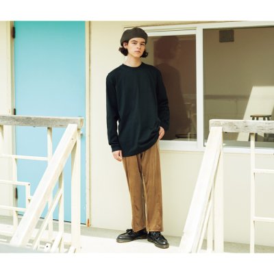 画像2: ETERNITY  Original Authentic Super Heavy Weight 7.1oz. Long Sleeve T-shirt DIG INN BLACK