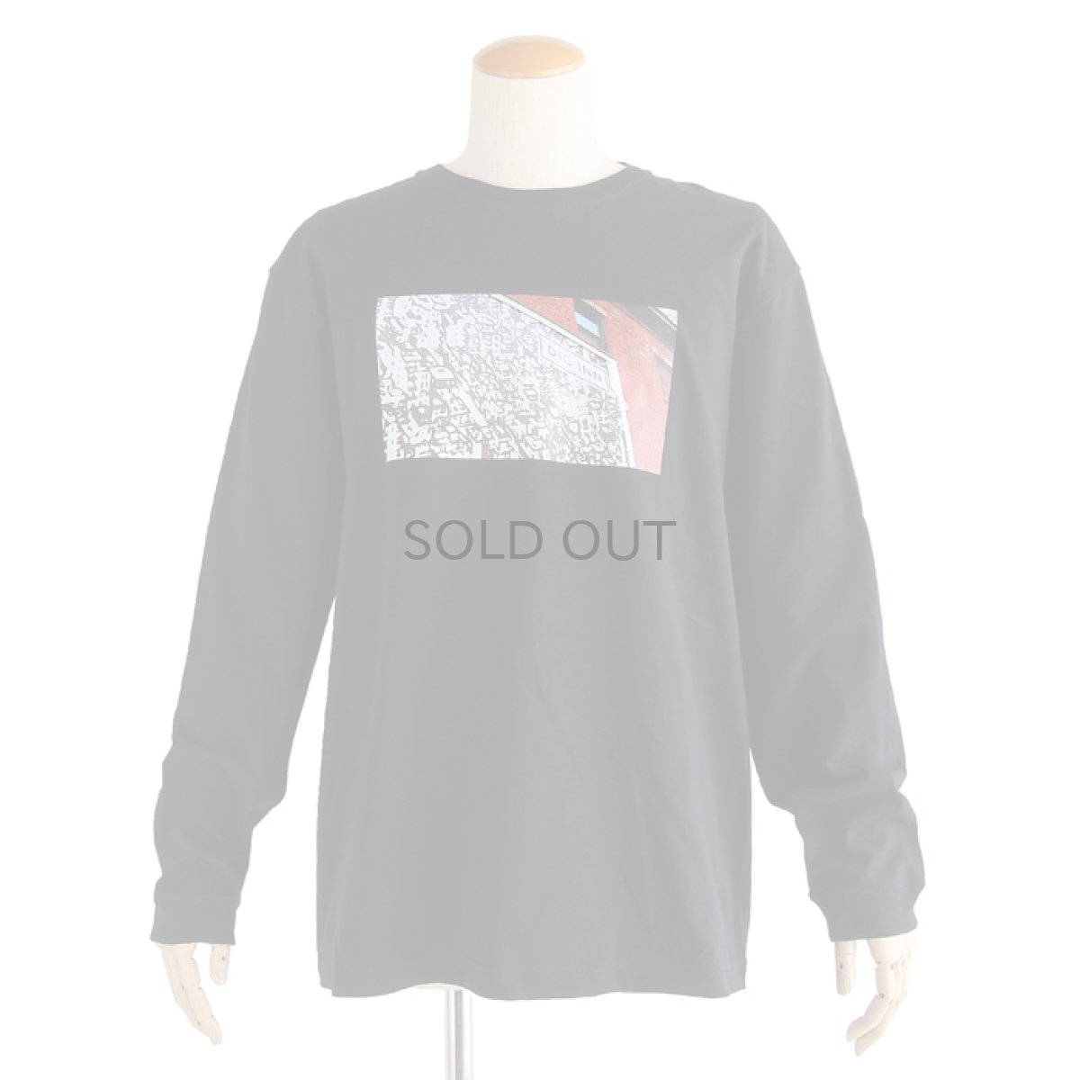 画像1: ETERNITY  Original Authentic Super Heavy Weight 7.1oz. Long Sleeve T-shirt DIG INN BLACK (1)