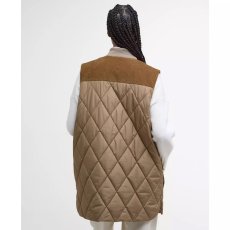 画像2: 予約販売 Barbour  Lydia Gilet MILITARY BROWN (2)