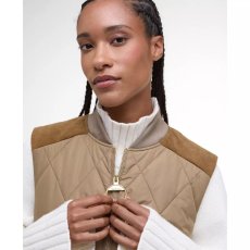 画像4: 予約販売 Barbour  Lydia Gilet MILITARY BROWN (4)