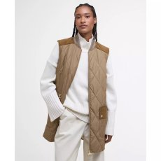 画像1: 予約販売 Barbour  Lydia Gilet MILITARY BROWN (1)