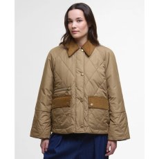 画像1: 予約販売 Barbour  Martha Quilted Jacket MILITARY BROWN (1)