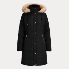 画像1: 予約商品 POLO RALPH LAUREN  Lauren Faux-Fur-Trim Hooded Down Coat (1)