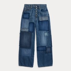 画像1: 予約商品 POLO RALPH LAUREN  High-Rise Wide-Leg Crop Jean (1)