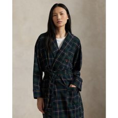 画像3: 予約商品 POLO RALPH LAUREN  Plaid Cotton Poplin Dressing Gown (3)