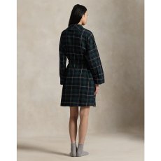 画像2: 予約商品 POLO RALPH LAUREN  Plaid Cotton Poplin Dressing Gown (2)