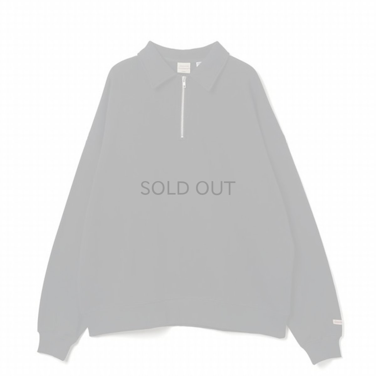 画像1: Goodwear   USA Cotton Half Zip Big Sweat (1)