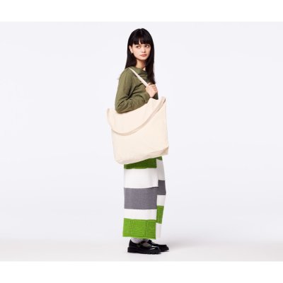 画像1: ETERNITY  Original Canvas 2-way tote bag Resurrection NATURAL