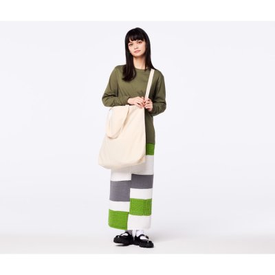 画像2: ETERNITY  Original Canvas 2-way tote bag Resurrection NATURAL