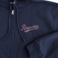 画像2: ETERNITY  Original 10.0oz Sweat Fullzip Hoodie Resurrection NAVY (2)