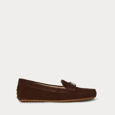 画像2: 予約商品 Lauren by Ralph Lauren  Barnsbury Suede Loafer DARK HICKORY (2)