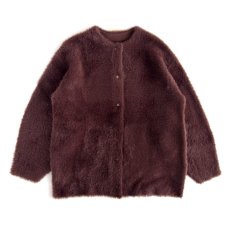 画像3: ETERNITY's SELECT   Double-face feather knit cardigan 2color (3)