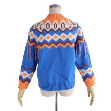画像2: ETERNITY's SELECT  Multicolor Fringe Sweater (2)