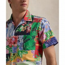 画像2: 予約商品 POLO RALPH LAUREN   Classic Fit Patchwork-print Oxford Shirt (2)