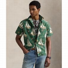 画像1: 予約商品 POLO RALPH LAUREN   Classic Fit Sailboat Oxford Camp Shirt (1)